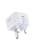 Apple 20 watt 3pin adapter C-type to C-type