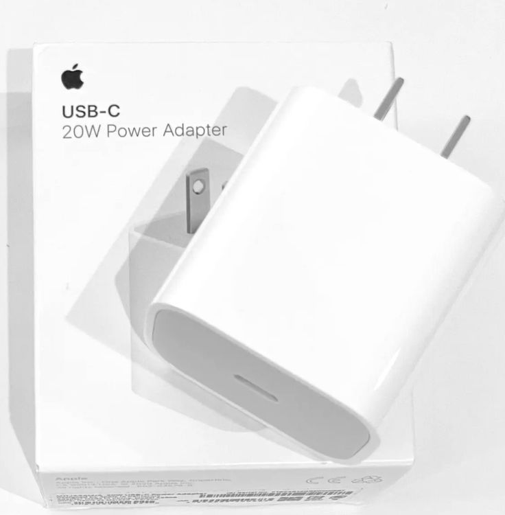 Apple 2pin 20 watt adapter C-type to C-type