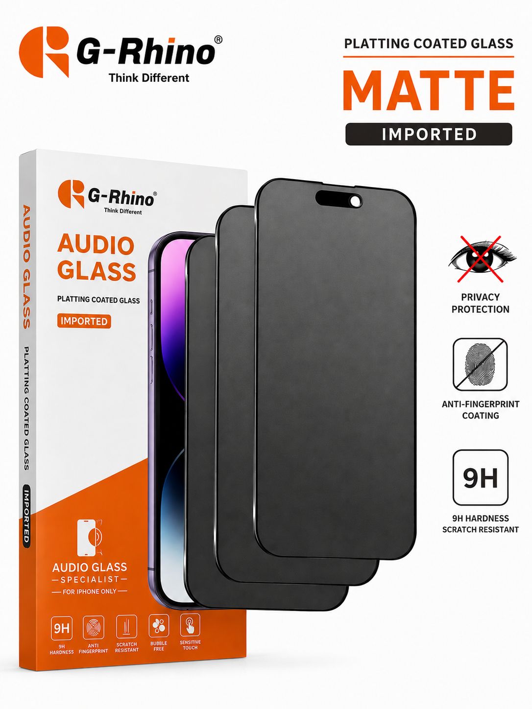 G-Rhino Matte glass