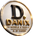 A circular metallic gold and silver emblem featuring the text 'D DANIX' and 'MOBILE & TECH' with 'D. BY DANISH' below, isolated on a black background.