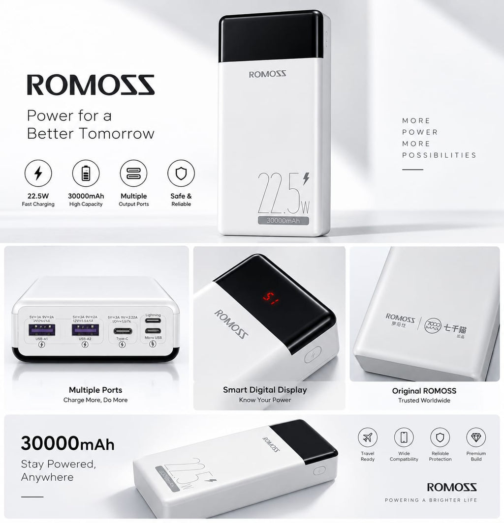 ROMOSS 30000 MAH POWER BANK